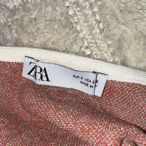 Zara Red Floral Mini Dress - Picture 4 of 4